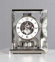 Silberne Atmos Uhr, Jaeger LeCoultre, Bj. 1955, neu vernickelt Münster (Westfalen) - Gievenbeck Vorschau