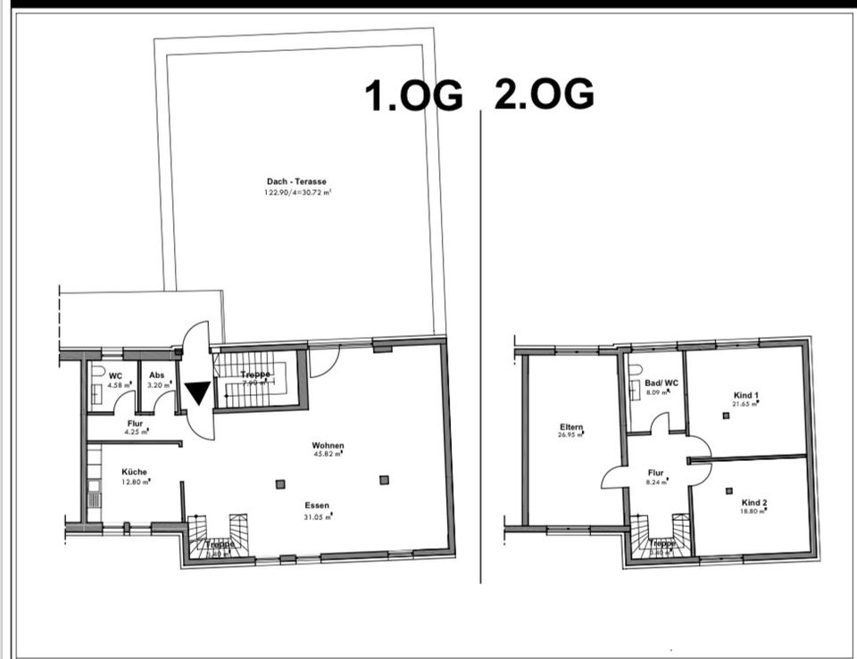 4,5 Zimmerwohnung mit großer Terrasse in Solingen