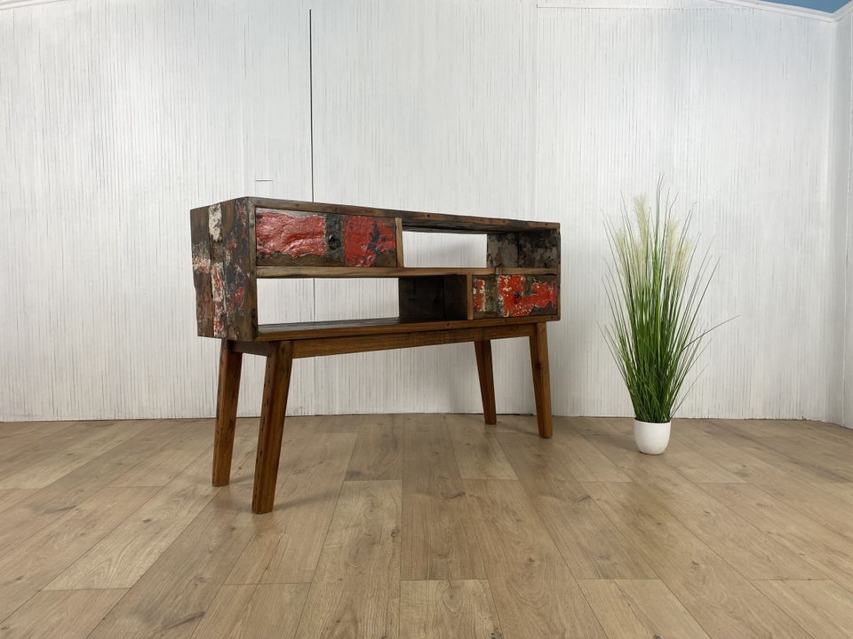 Boatwood by WMK # Große Auswahl an einzigartigen Möbel handgefertigt aus altem Bootsholz # Schanke Kommode Esstisch Bank Regal Sideboard Couchtisch Highboard Stühle Barstühle Hocker Sessel Bootsmöbel in Berlin