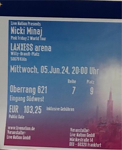 Nicki Minaj - Pink Friday 2 World Tour in Lünen
