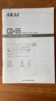 AKAI Bedienungsanleitung CD-55 Compact Disc Player München - Berg-am-Laim Vorschau