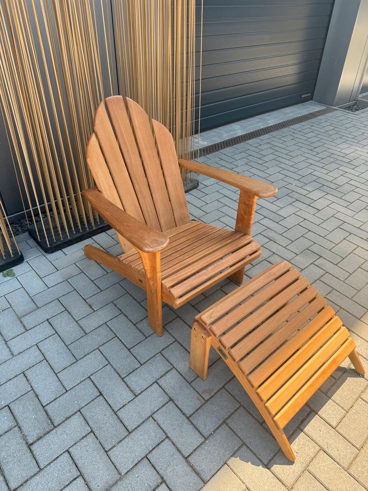 Gloster Premium Andirondack Chair Sessel Teak sehr hoher NP in Seevetal