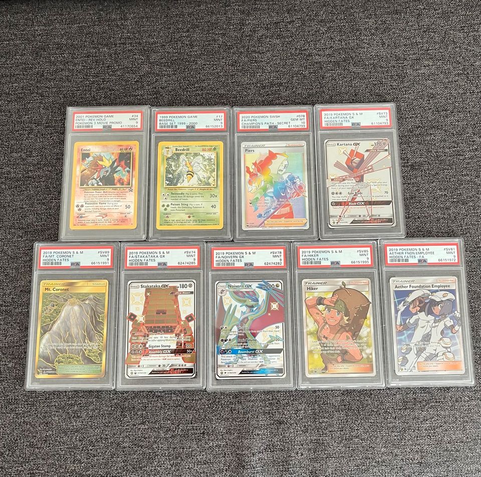 Pokemon Karten Shiny, Fullart, Base Set, Holo PSA in München