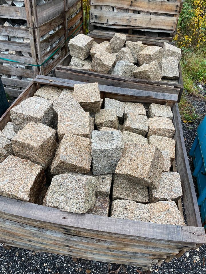 Granit Großpflaster 15/17 cm gelb gespalten Porto-gelb Naturstein in Hamburg