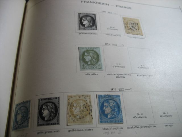 Briefmarkensammlung Frankreich Klassik in Konstanz