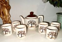 Vintage - HerbstWald Teekanne & Teetasse Set Eimsbüttel - Hamburg Schnelsen Vorschau