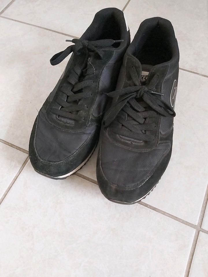 Skechers Sneaker schwarz Größe 47,5 in Geisenheim