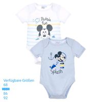 Bodys Mickey Mouse 2er Set 68 86 92 Niedersachsen - Lengede Vorschau