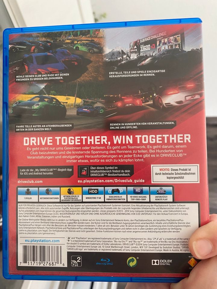 Ps 4 spiel Drive Club in Pfullingen