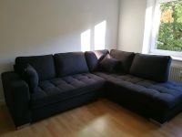 Großes neuwertiges Ecksofa / Couch schwarz anthrazit Wandsbek - Hamburg Marienthal Vorschau