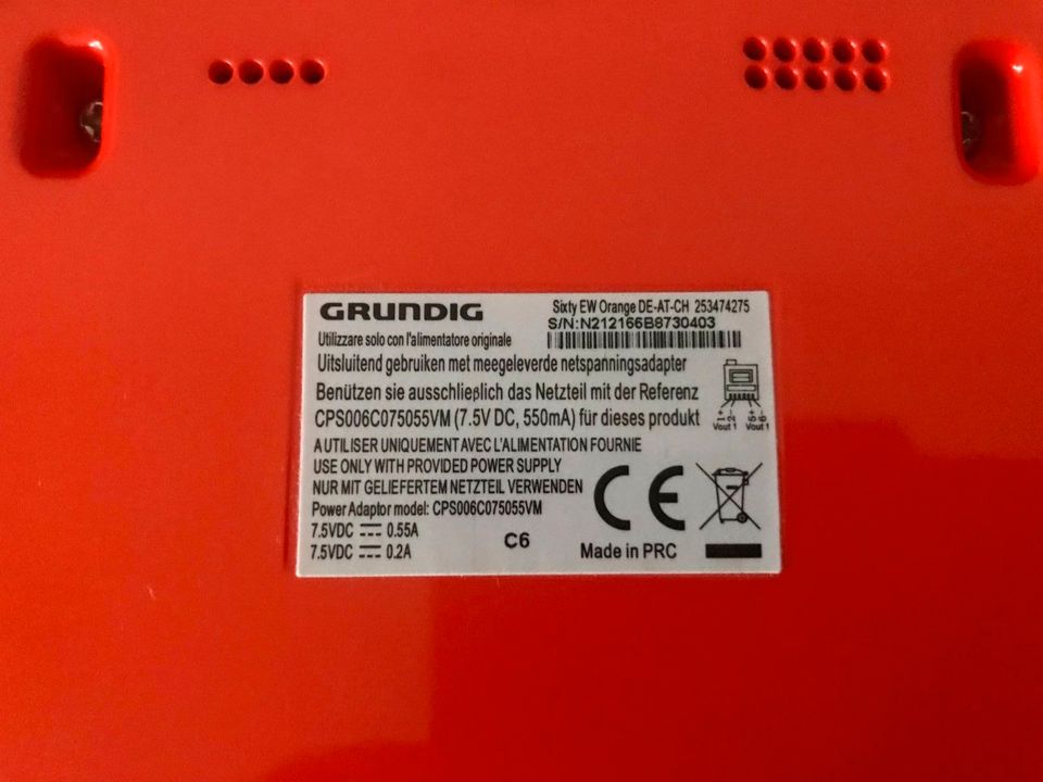 GRUNDIG Sixty- schnurloses Retro –Festnetztelefon. in Wesel