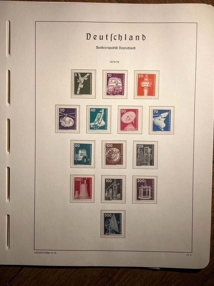 Briefmarkensammlung Bundesrepublik 1964–1992; postfrisch in München