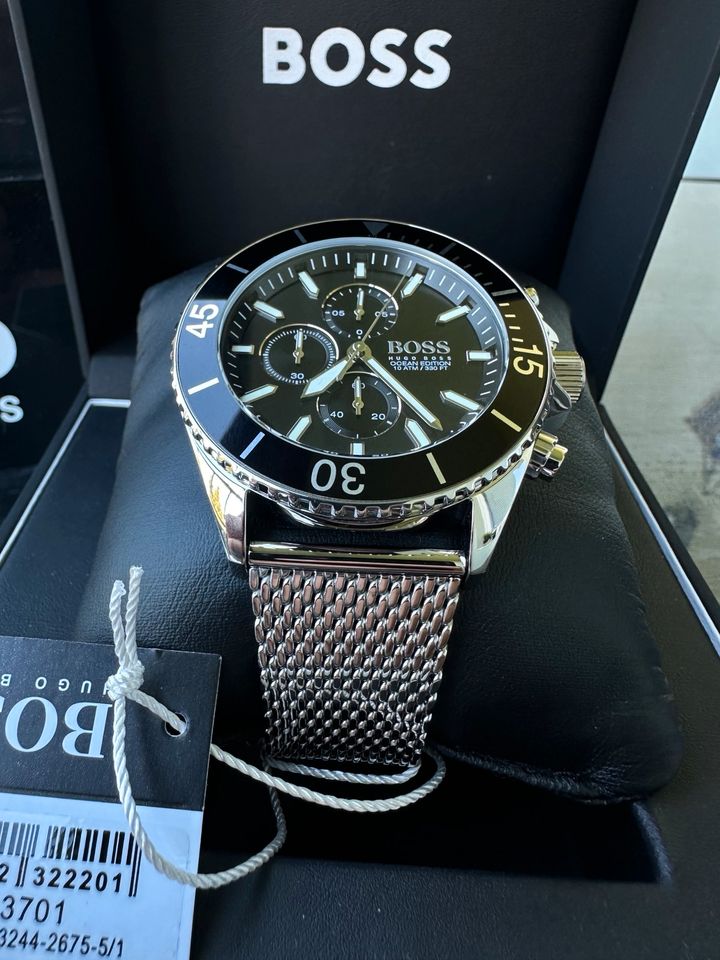 Hugo Boss Uhr Neu Herrenuhr Edelstahl Armbanduhr Chronograph in Essen