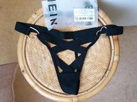 Damen Bikinihose Gr. L Riemchen Ringdetail schwarz Hipster Friedrichshain-Kreuzberg - Kreuzberg Vorschau