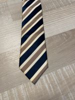 Krawatte Seidenfalter blau weiß beige Seide Nordrhein-Westfalen - Bottrop Vorschau