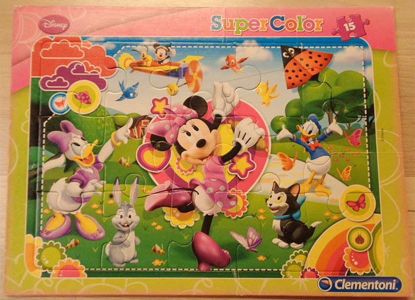 2 Clementoni Puzzle 15 Teile - Minnie Mouse / Winnie Pooh Kinder in Wolfstein