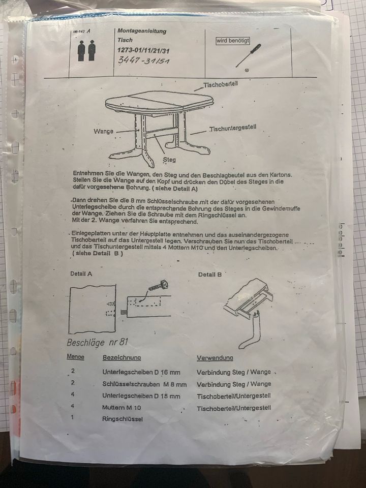 Esstisch Couchtisch in Wiesmoor