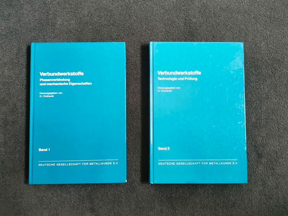 Verbundwerkstoffe G. Ondracek  2 Bände in Augsburg
