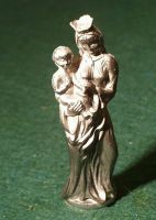 Madonna mit Christuskind aus Zinn Höhe 10 cm, Gewicht ca. 235 gr. Baden-Württemberg - Stutzenklinge Vorschau