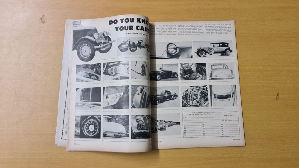 Motor Trend Magazin Januar 1954 / Mercury, Plymouth, Rambler, EV in Besigheim