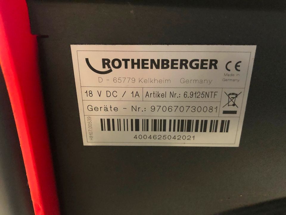 Rothenberger Rohrkamera schwarz-weiß in Bayern - Mainburg | eBay  Kleinanzeigen ist jetzt Kleinanzeigen