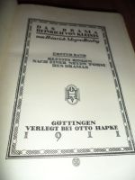 DAS DRAMA HEINRICH VON KLEISTS - von 1911 - Fraktur (1959-18) Rheinland-Pfalz - Piesport Vorschau