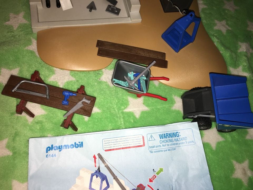 Playmobil 6144 Set Baustelle mit Bauarbeiter top in Wetter (Ruhr)