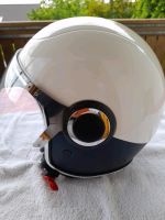 Vespa Helm VJ,  Yacht Club,  XL, Original, weiß blau Bayern - Schöllkrippen Vorschau