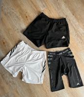 3 Adidas Trainingshosen kurz in S Hessen - Gießen Vorschau