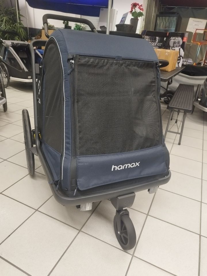 Neu Hamax Hundeanhänger Pluto Größe L in NAVY BLACK in Bottrop