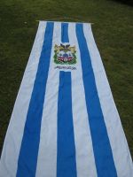 Schützenfestfahne / Bannerfahne Brilon / 150 x 410 / blau- weiß Nordrhein-Westfalen - Brilon Vorschau