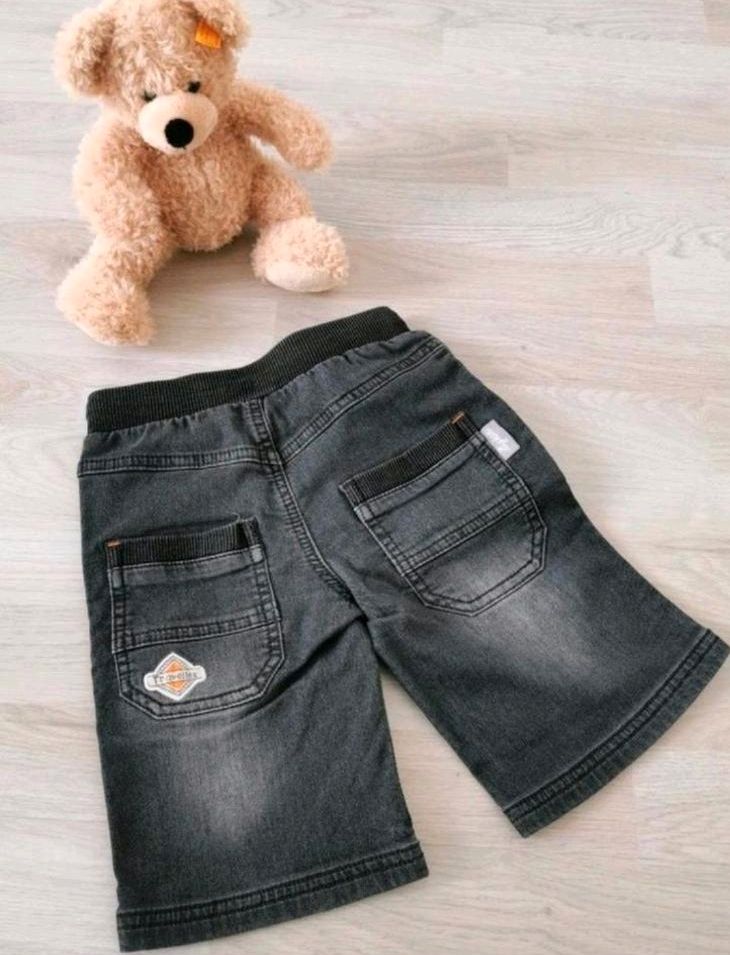 Sigikid 2 tlg. Sommer T Shirt und Jeans Hose kurz Gr.116 *Steiff in Niedererbach