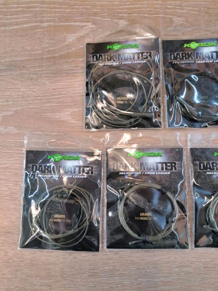 10 Packungen - Div. Korda Dark Matter Leaders Helicopter Rigs NEU in Bad Bentheim