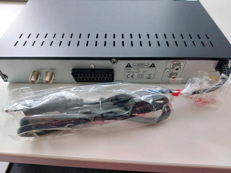 SABA S107 Digitaler Satelliten Receiver ohne Fernbedienung OVP in Kirchheim unter Teck