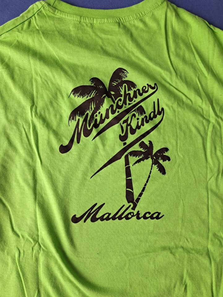 Mallorca Malle T-Shirt Münchner Kindl Ballermann grün XL in Mildenau