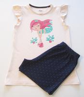 YIGGA 2-tlg. Shorty/Schlafanzug Gr. 134/140 rosé-dunkelblau Baden-Württemberg - Bad Schönborn Vorschau