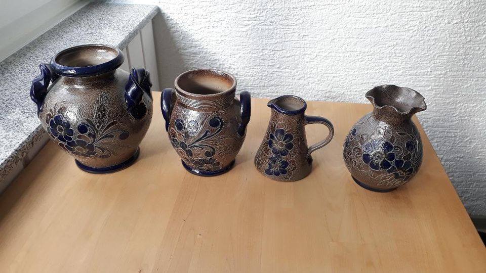 Aus Nachlass: handgefertigte Keramik - von M. Schmidt in Stuttgart