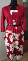 Kleid 3/4 Arm  1950er Jahre Businesskleid Weinrot Gr. S Bayern - Mainaschaff Vorschau