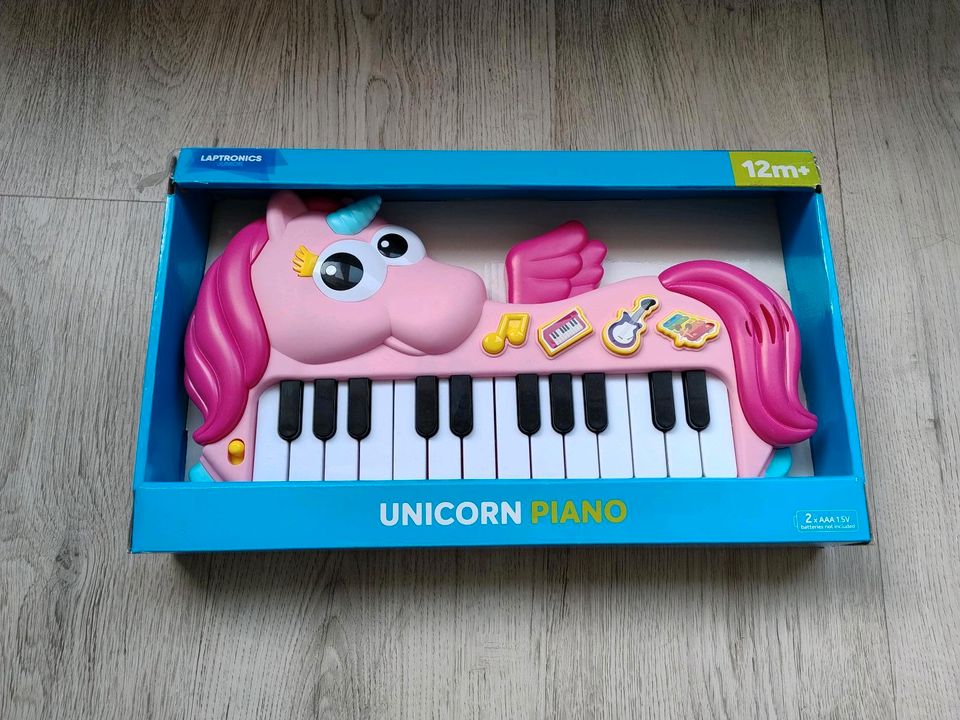 NEU OVP Einhorn Kinder Babypiano Klavier Keyboard Musikinstrument in Wuppertal