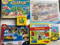 Spielesammlung Haba Ravensburger Angelspiel Feuerwehrspiel Puzzle Köln - Kalk Vorschau