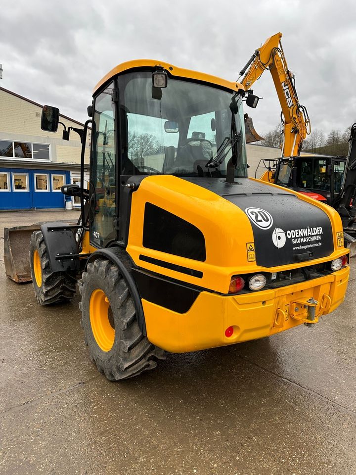 JCB 407 Radlader Netto 42000€ Lader BJ2022 Schaufel Palettengabel in Steinau an der Straße