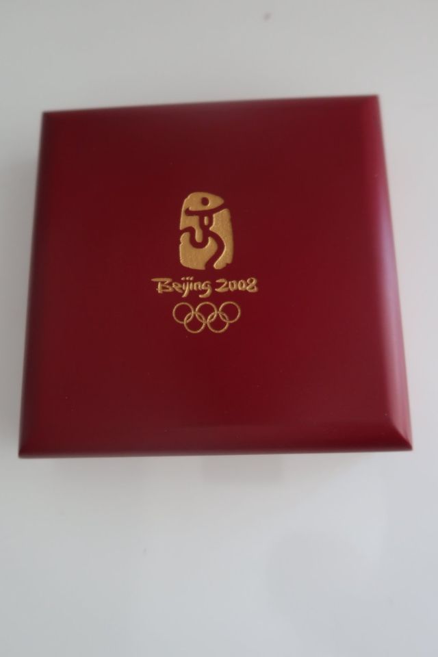 Original Olympia Teilnehmermedaille Peking 2008 in Box Ultra rar in Hannover