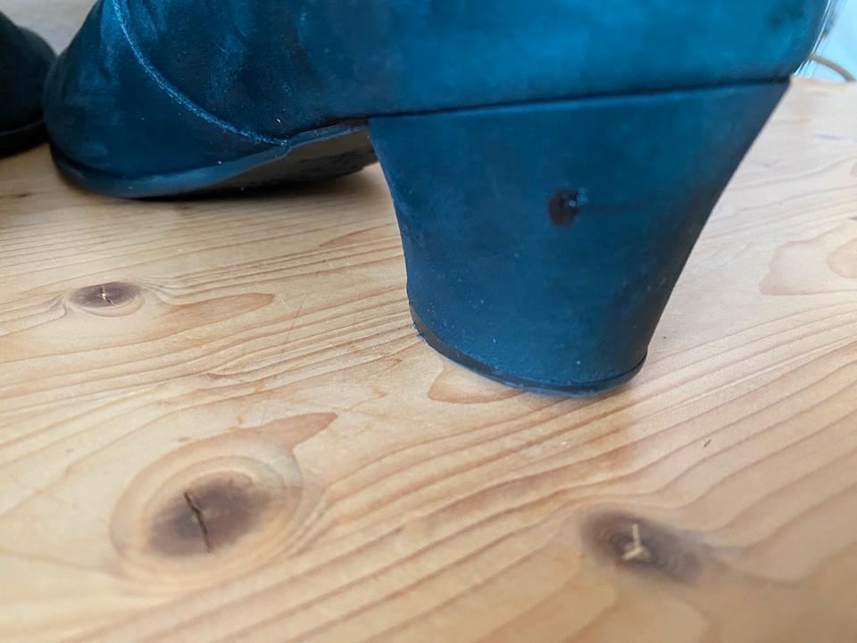 Bequeme Stiefeletten von Arche Latexsohle Leder blau 39 in Ebersberg