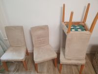 4-6 Stühle mit PREMIUM beige, velouroptik; IKEA Henriksdal Mitte - Wedding Vorschau