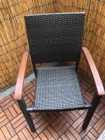 2 Gartenstühle Balkonstühle braun schwarz Rattan-Optik Pankow - Prenzlauer Berg Vorschau