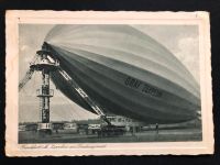 Alte Postkarte AK - Graf Zeppelin am Landungsmast Frankfurt / M Hessen - Fulda Vorschau