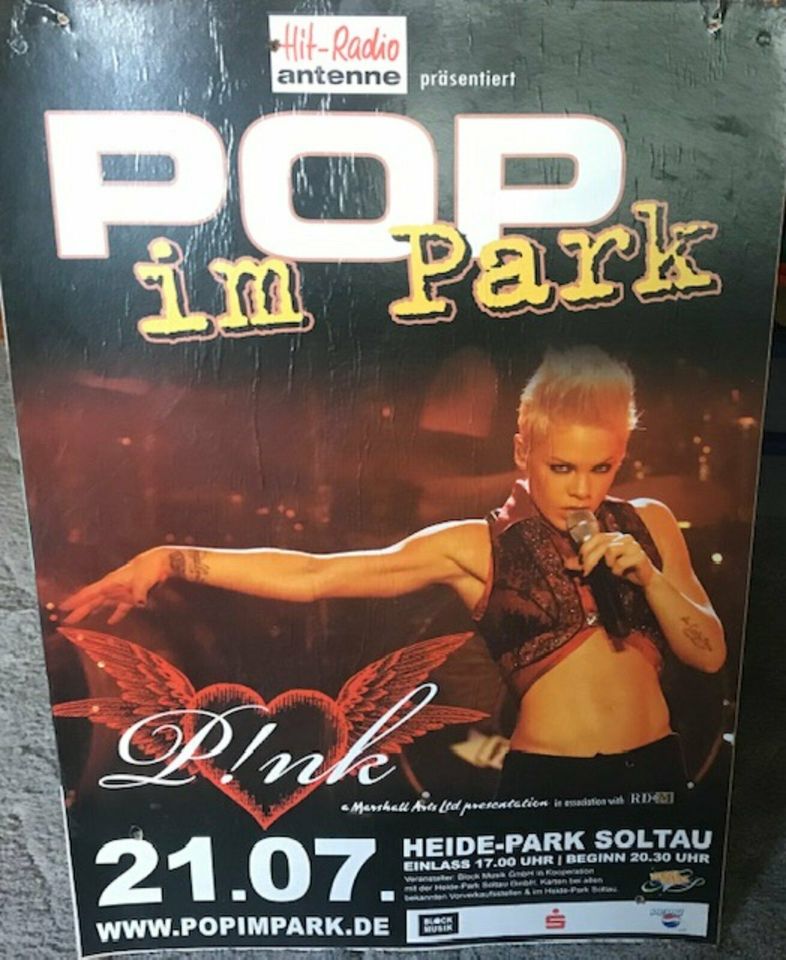 P!nk Konzert Plakate in Nieste