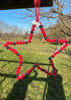 Sonnenfänger Perlen Deko auf Drahtform Stern Weihnachten Nr.27 Mecklenburg-Vorpommern - Pasewalk Vorschau