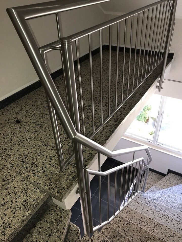 Metallbau Treppen Edelstahl Geländer Handlauf Anbaubalkone in Gelsenkirchen