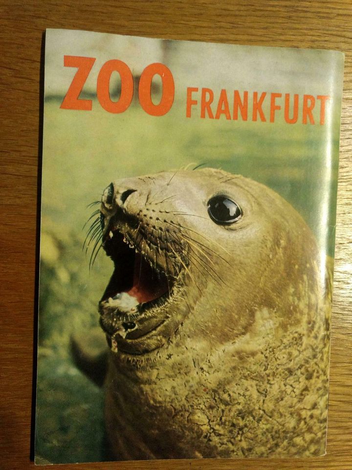 Antiquarisches Heft Tiere Zoo Frankfurt (Prof. Grzimek) Ausg.1961 in Mühlacker